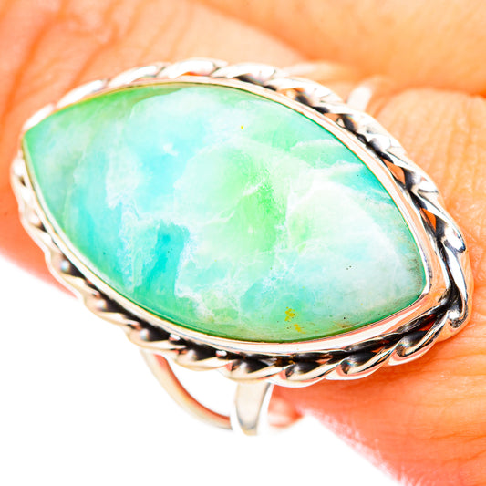 Peruvian Opal Rings handcrafted by Ana Silver Co - RING115544