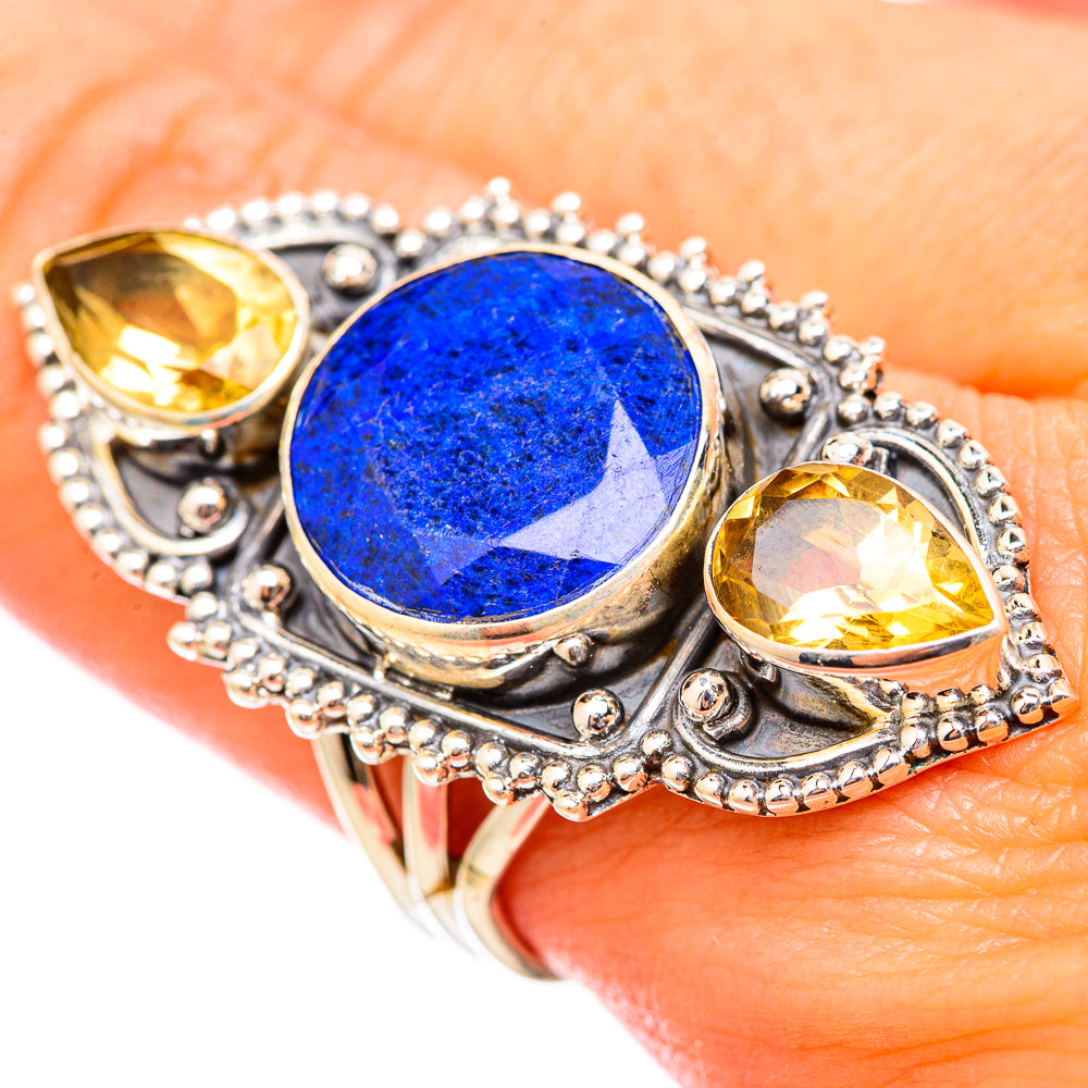 Lapis Lazuli Rings handcrafted by Ana Silver Co - RING115547
