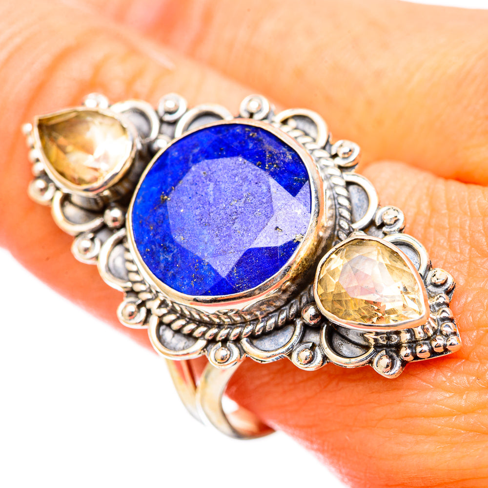 Lapis Lazuli Rings handcrafted by Ana Silver Co - RING115549