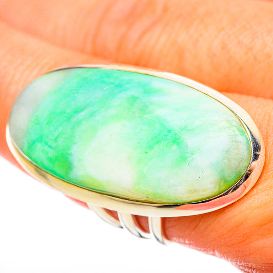 Peruvian Opal Rings handcrafted by Ana Silver Co - RING115552