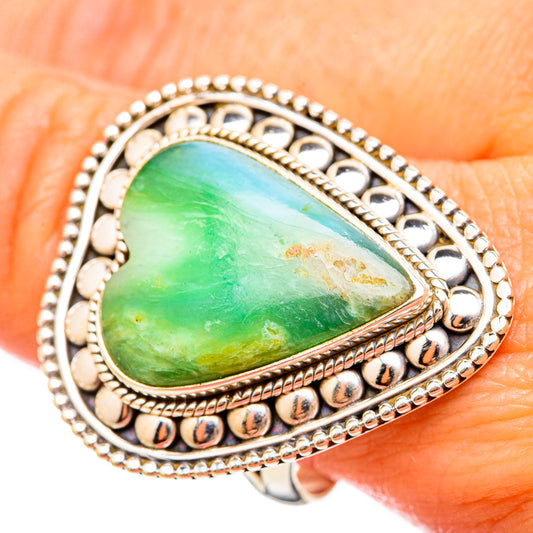 Peruvian Opal Rings handcrafted by Ana Silver Co - RING115553