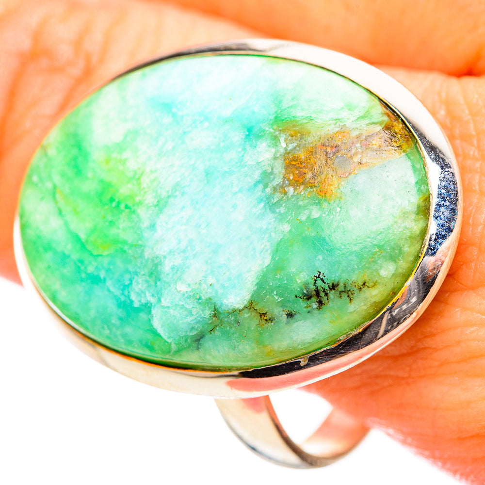 Peruvian Opal Rings handcrafted by Ana Silver Co - RING115564