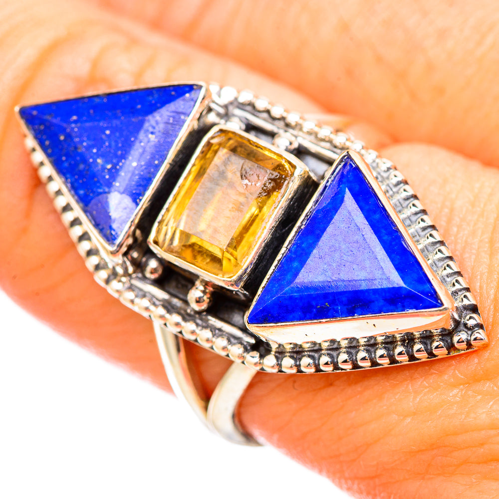 Lapis Lazuli Rings handcrafted by Ana Silver Co - RING115565