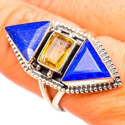 Lapis Lazuli Rings handcrafted by Ana Silver Co - RING115565