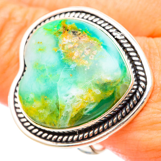 Peruvian Opal Rings handcrafted by Ana Silver Co - RING115566