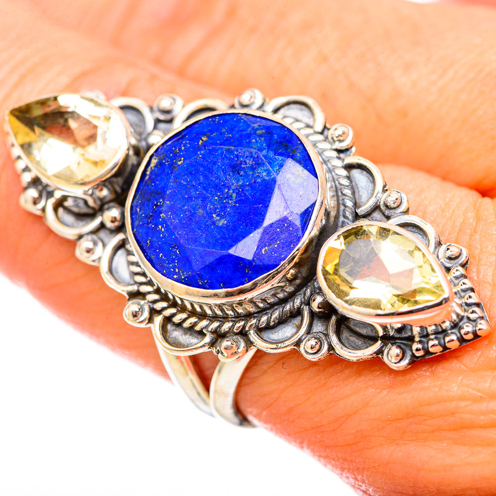 Lapis Lazuli Rings handcrafted by Ana Silver Co - RING115574