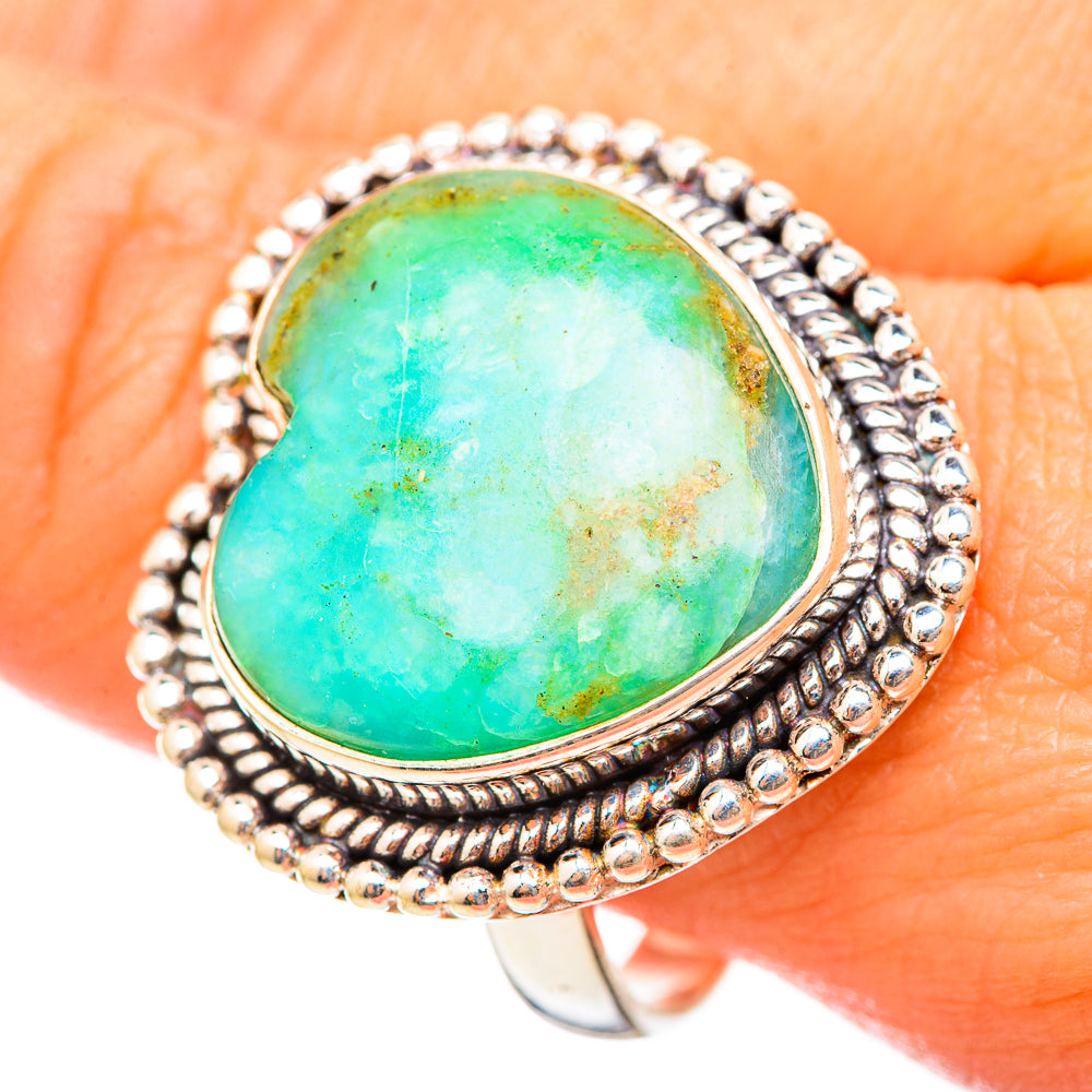 Peruvian Opal Rings handcrafted by Ana Silver Co - RING115575