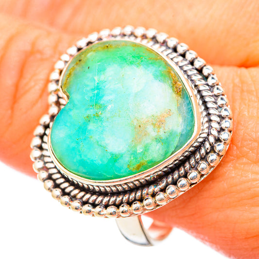Peruvian Opal Rings handcrafted by Ana Silver Co - RING115575