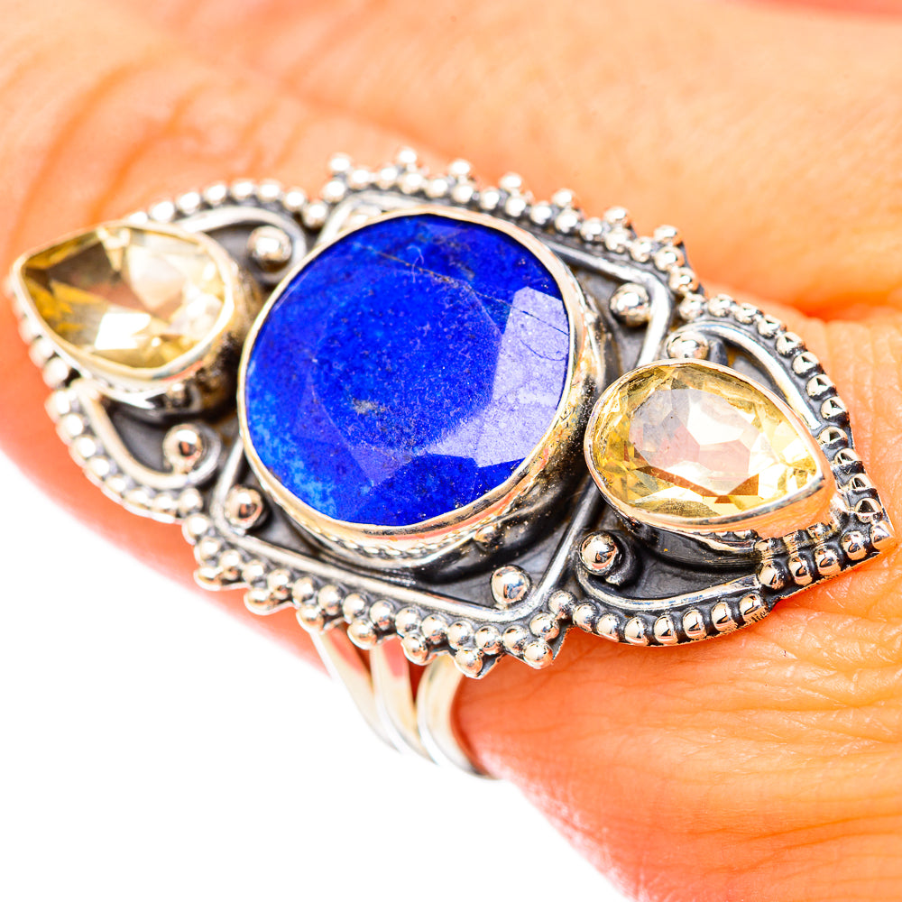 Lapis Lazuli Rings handcrafted by Ana Silver Co - RING115577
