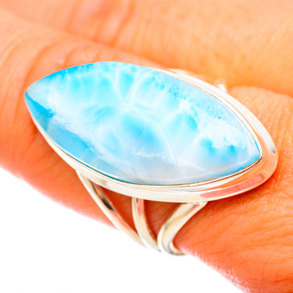 Larimar Rings handcrafted by Ana Silver Co - RING115578
