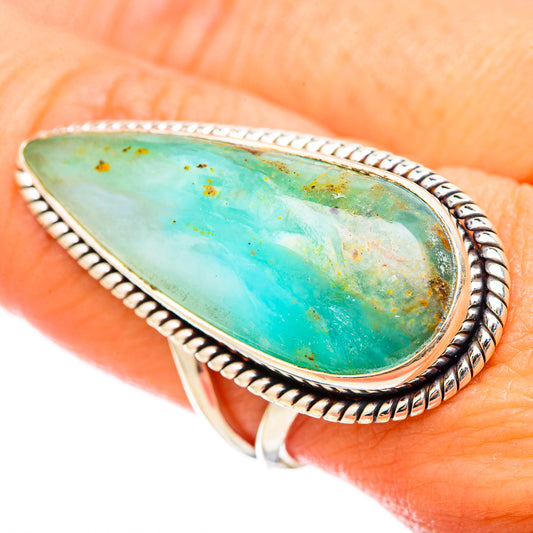 Peruvian Opal Rings handcrafted by Ana Silver Co - RING115579