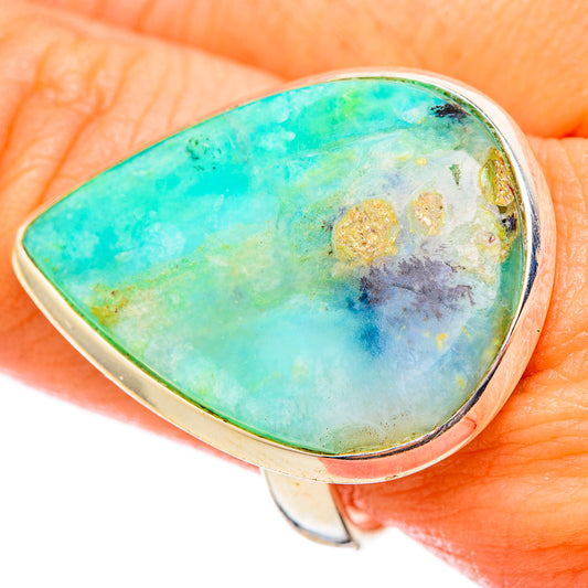 Peruvian Opal Rings handcrafted by Ana Silver Co - RING115580