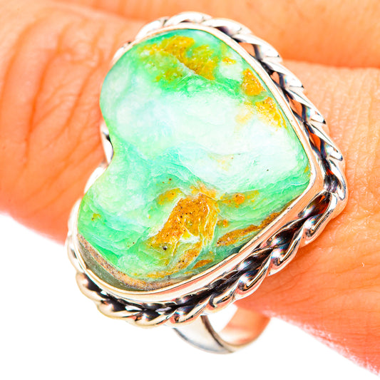 Peruvian Opal Rings handcrafted by Ana Silver Co - RING115584
