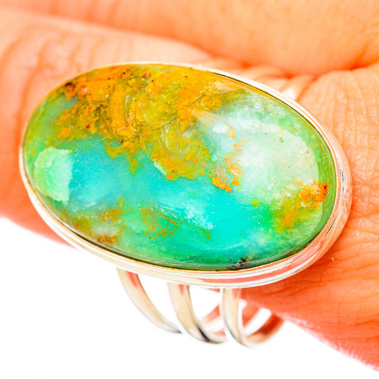 Peruvian Opal Rings handcrafted by Ana Silver Co - RING115586