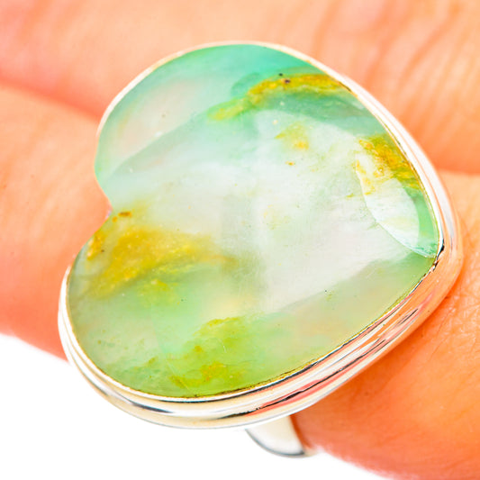 Peruvian Opal Rings handcrafted by Ana Silver Co - RING115588