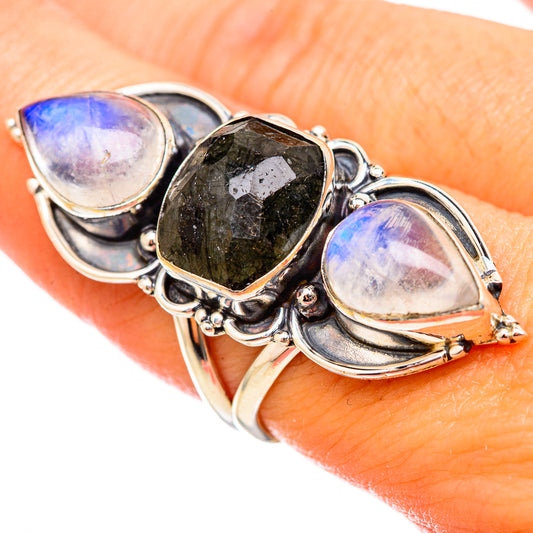 Tourmalinated Quartz Rings handcrafted by Ana Silver Co - RING115589
