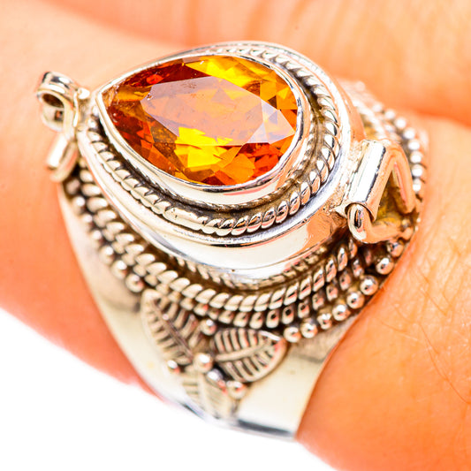 Mandarin Citrine Rings handcrafted by Ana Silver Co - RING115602