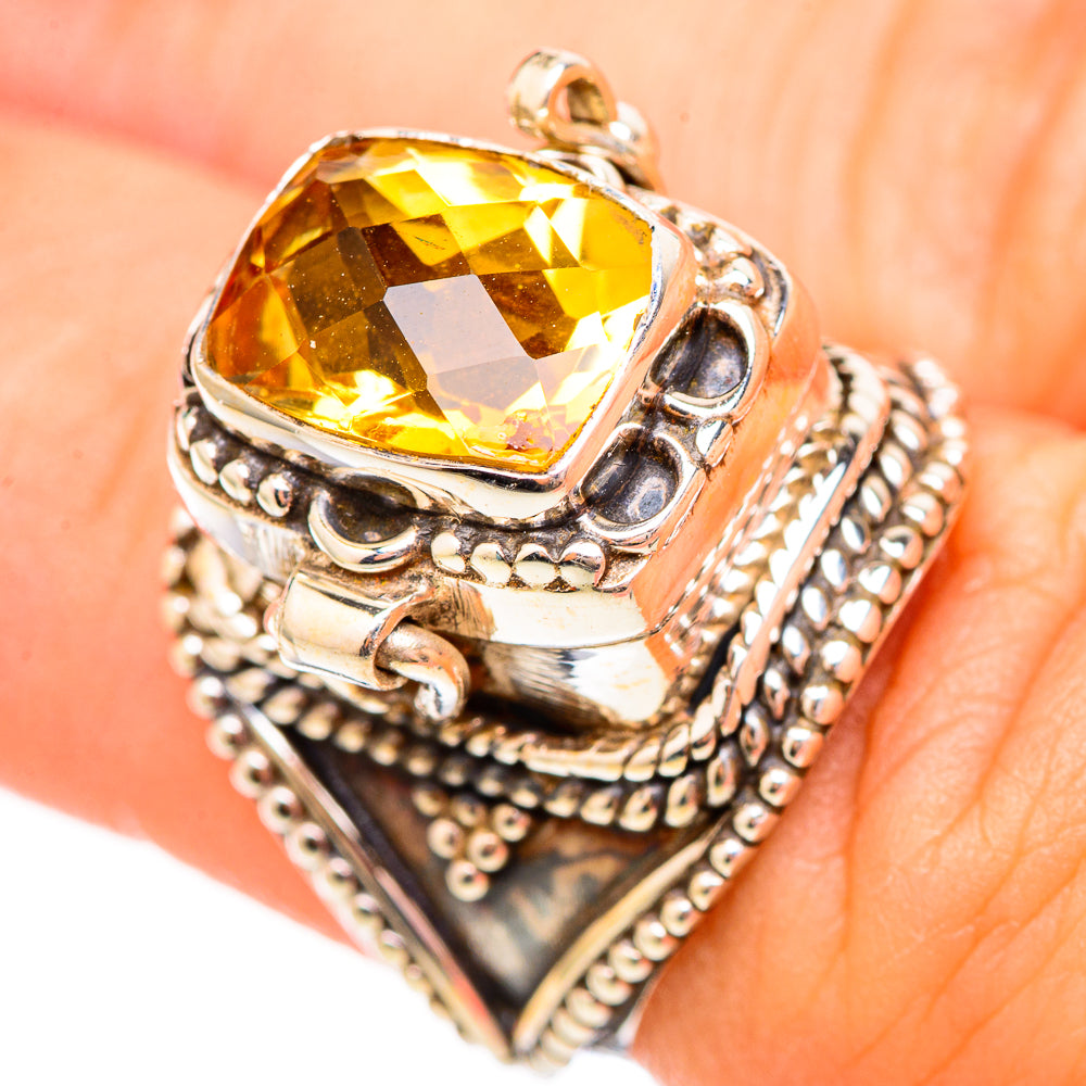 Citrine Rings handcrafted by Ana Silver Co - RING115603