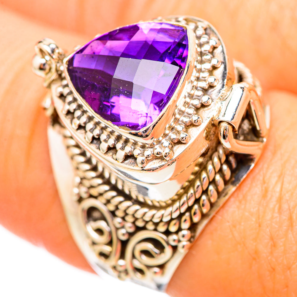Amethyst Rings handcrafted by Ana Silver Co - RING115606