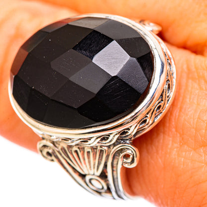 Black Onyx Rings handcrafted by Ana Silver Co - RING115609