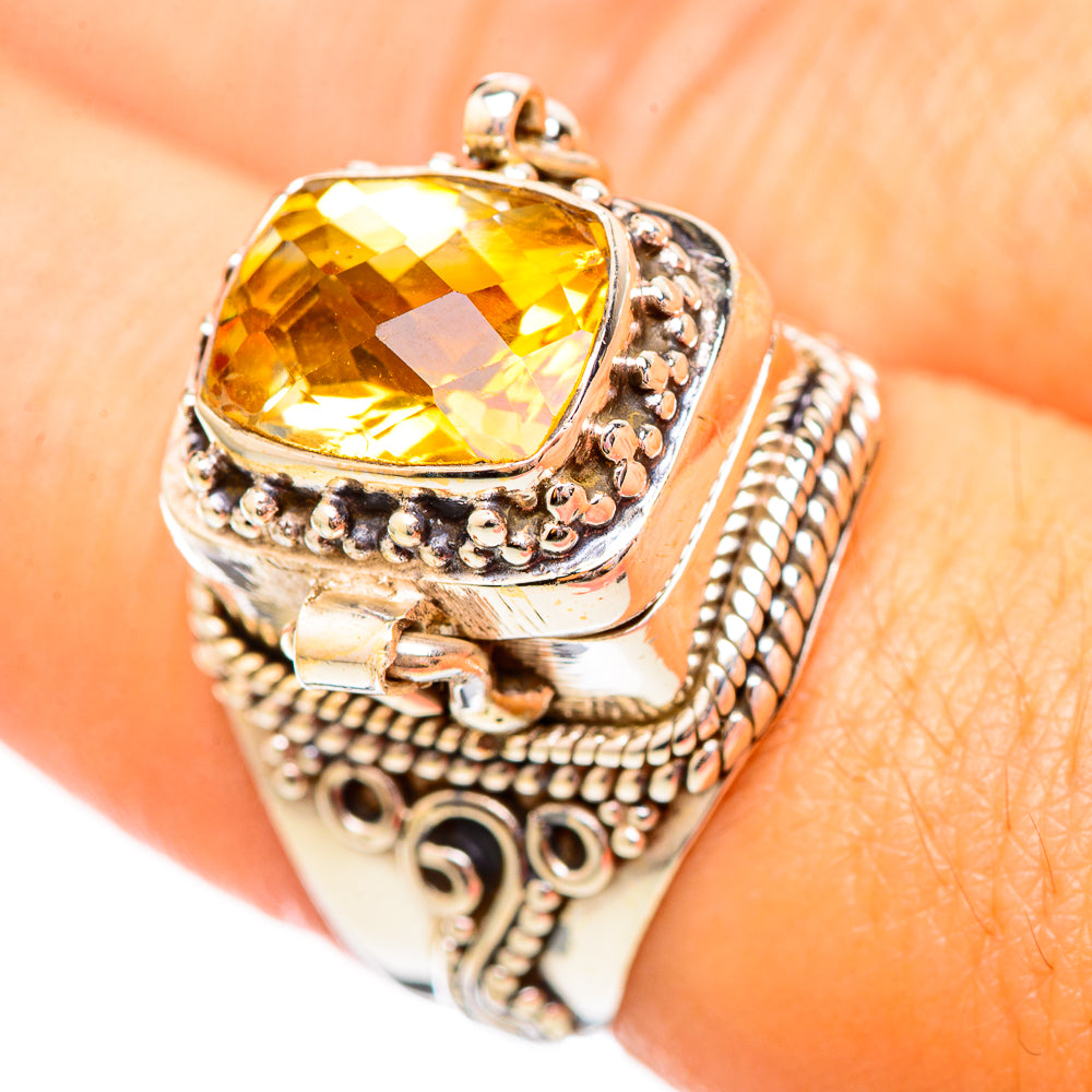 Citrine Rings handcrafted by Ana Silver Co - RING115622
