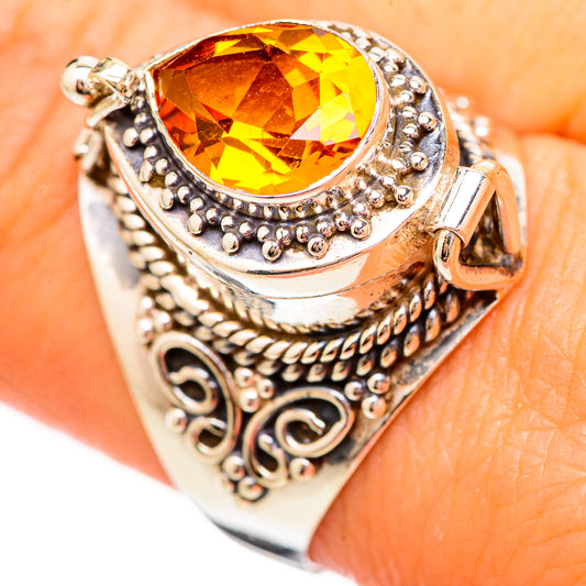 Mandarin Citrine Rings handcrafted by Ana Silver Co - RING115623