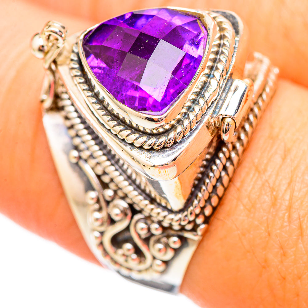 Amethyst Rings handcrafted by Ana Silver Co - RING115627