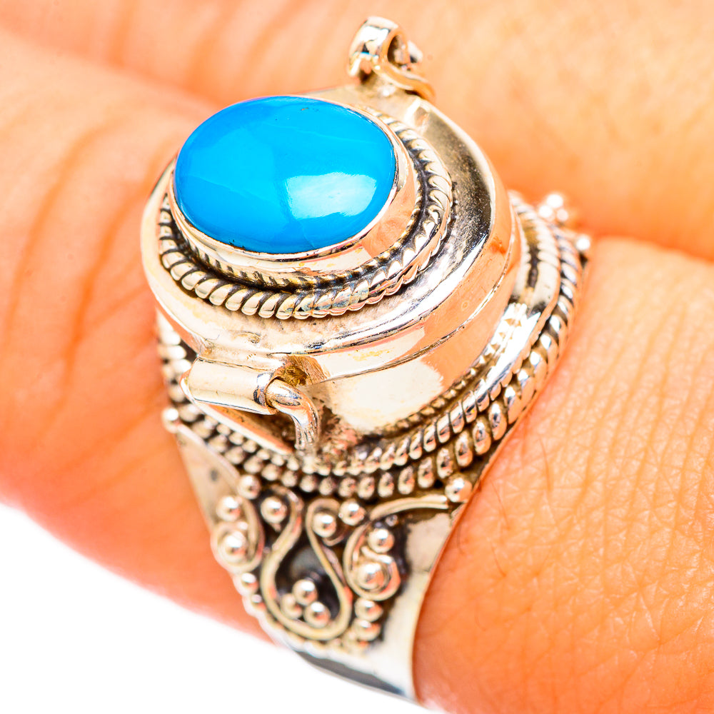 Sleeping Beauty Turquoise Rings handcrafted by Ana Silver Co - RING115638