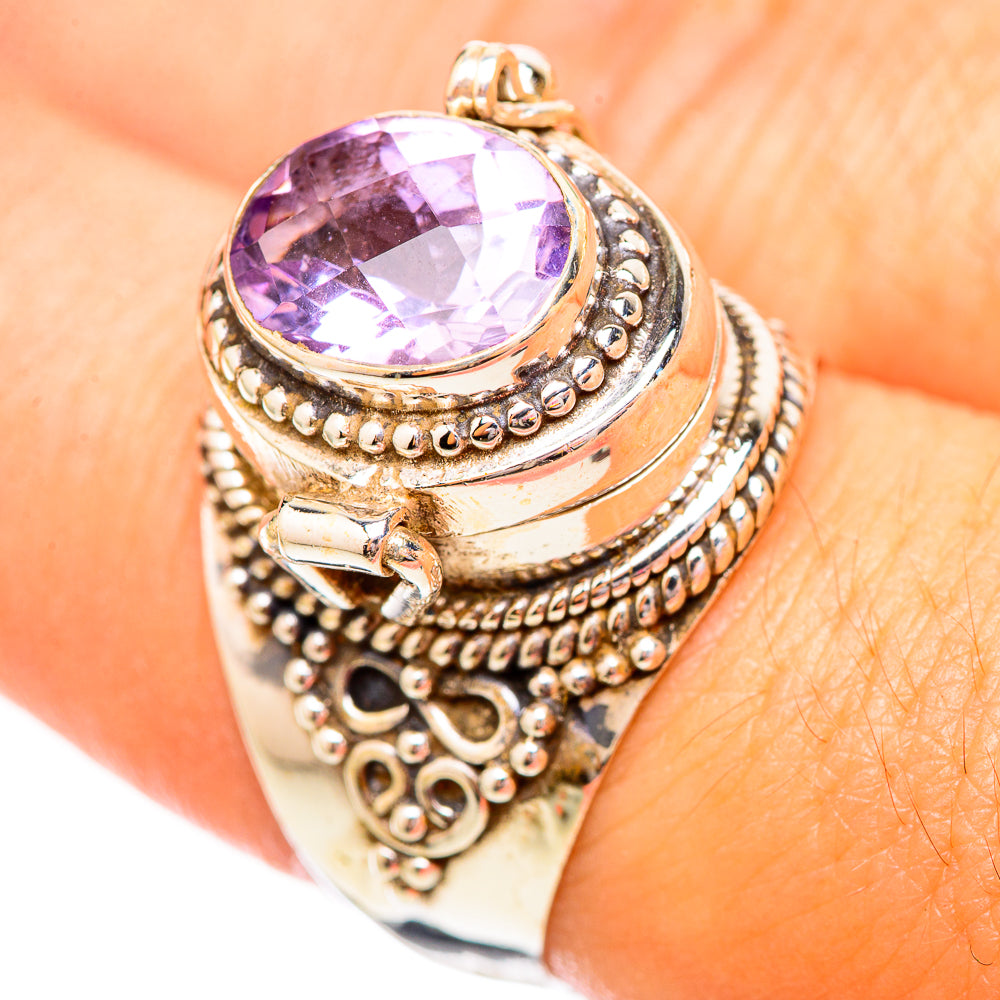 Amethyst Rings handcrafted by Ana Silver Co - RING115648