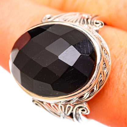 Black Onyx Rings handcrafted by Ana Silver Co - RING115651
