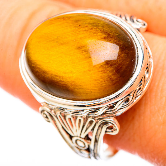 Tiger Eye Rings handcrafted by Ana Silver Co - RING115662