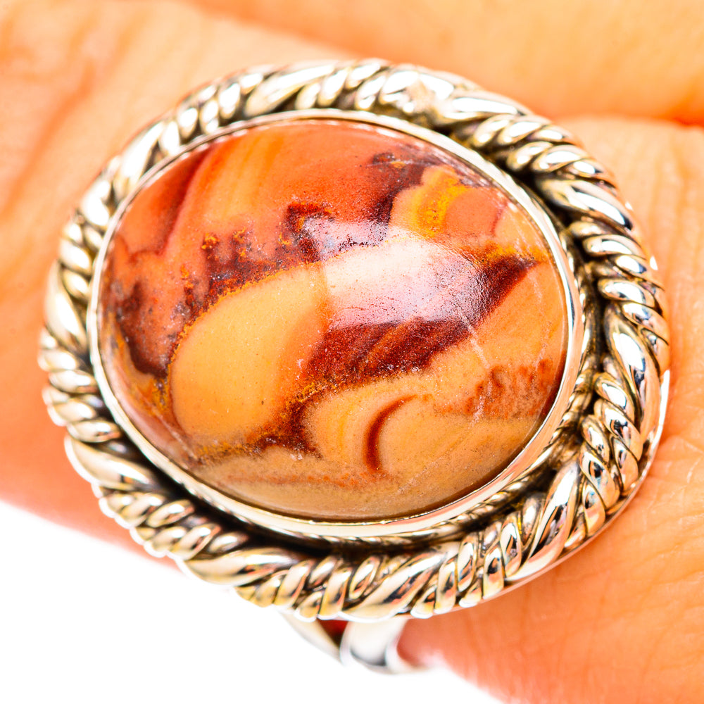 Mookaite Rings handcrafted by Ana Silver Co - RING115663