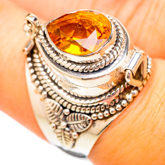 Mandarin Citrine Rings handcrafted by Ana Silver Co - RING115664