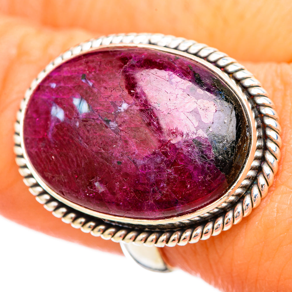 Russian Eudialyte Rings handcrafted by Ana Silver Co - RING115666