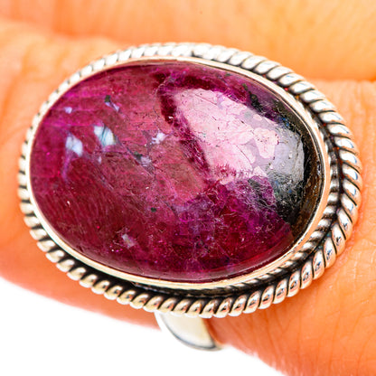 Russian Eudialyte Rings handcrafted by Ana Silver Co - RING115666