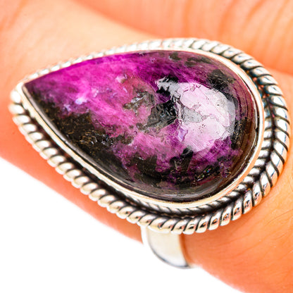 Ruby Fuchsite Rings handcrafted by Ana Silver Co - RING115667