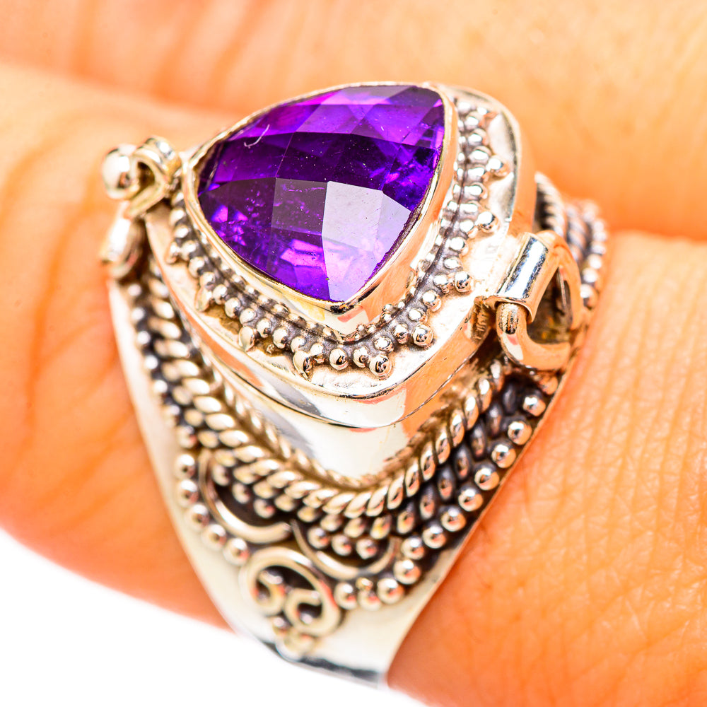 Amethyst Rings handcrafted by Ana Silver Co - RING115669