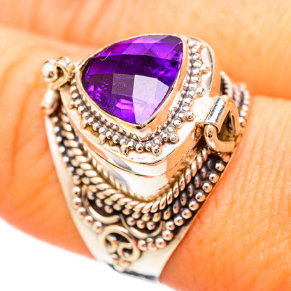 Amethyst Rings handcrafted by Ana Silver Co - RING115669