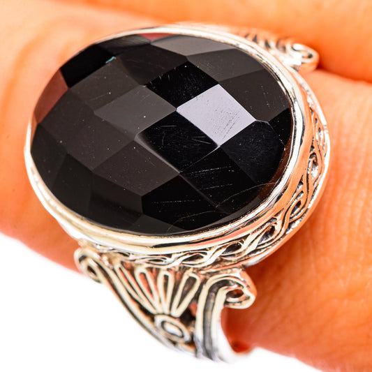 Black Onyx Rings handcrafted by Ana Silver Co - RING115670