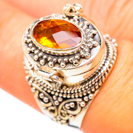 Mandarin Citrine Rings handcrafted by Ana Silver Co - RING115684