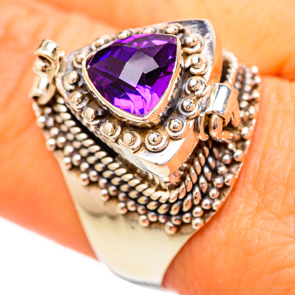 Amethyst Rings handcrafted by Ana Silver Co - RING115688