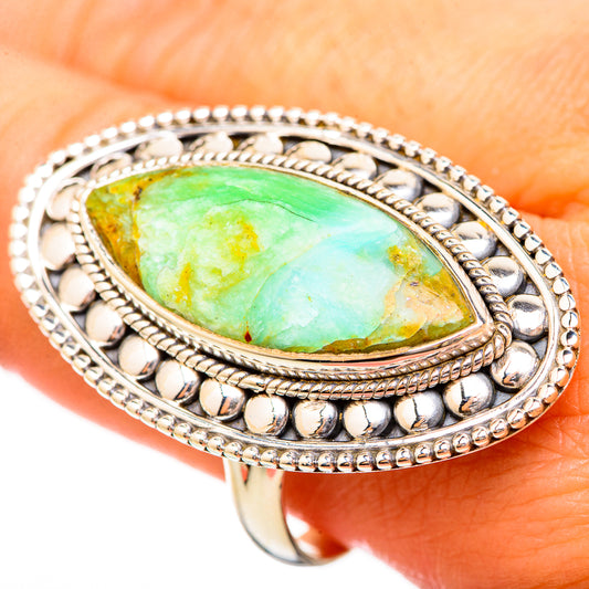 Peruvian Opal Rings handcrafted by Ana Silver Co - RING115712
