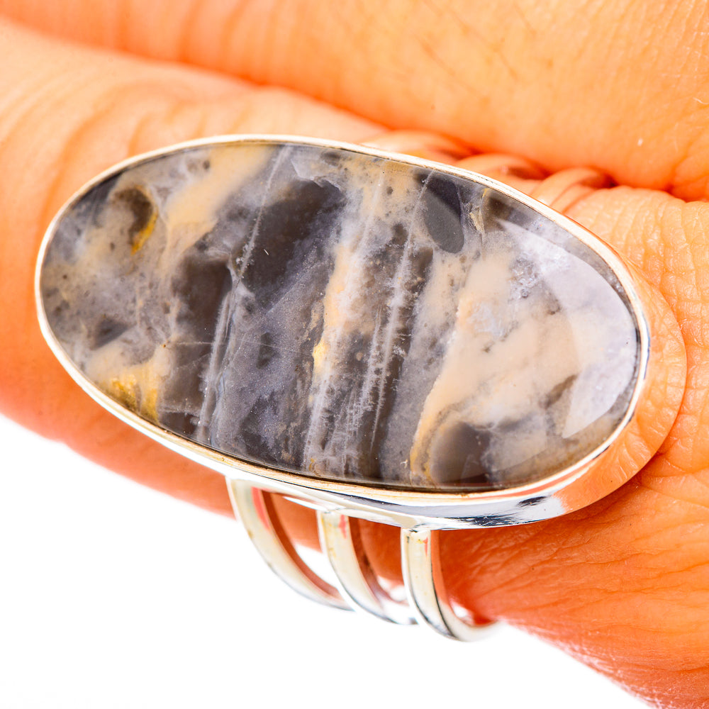 Tiger Dendrite Agate Rings handcrafted by Ana Silver Co - RING115718
