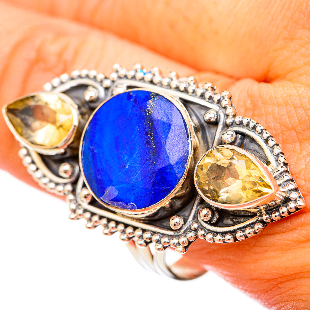 Lapis Lazuli Rings handcrafted by Ana Silver Co - RING115735
