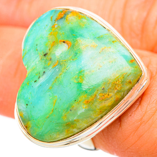 Peruvian Opal Rings handcrafted by Ana Silver Co - RING115741
