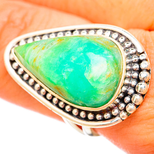 Peruvian Opal Rings handcrafted by Ana Silver Co - RING115744