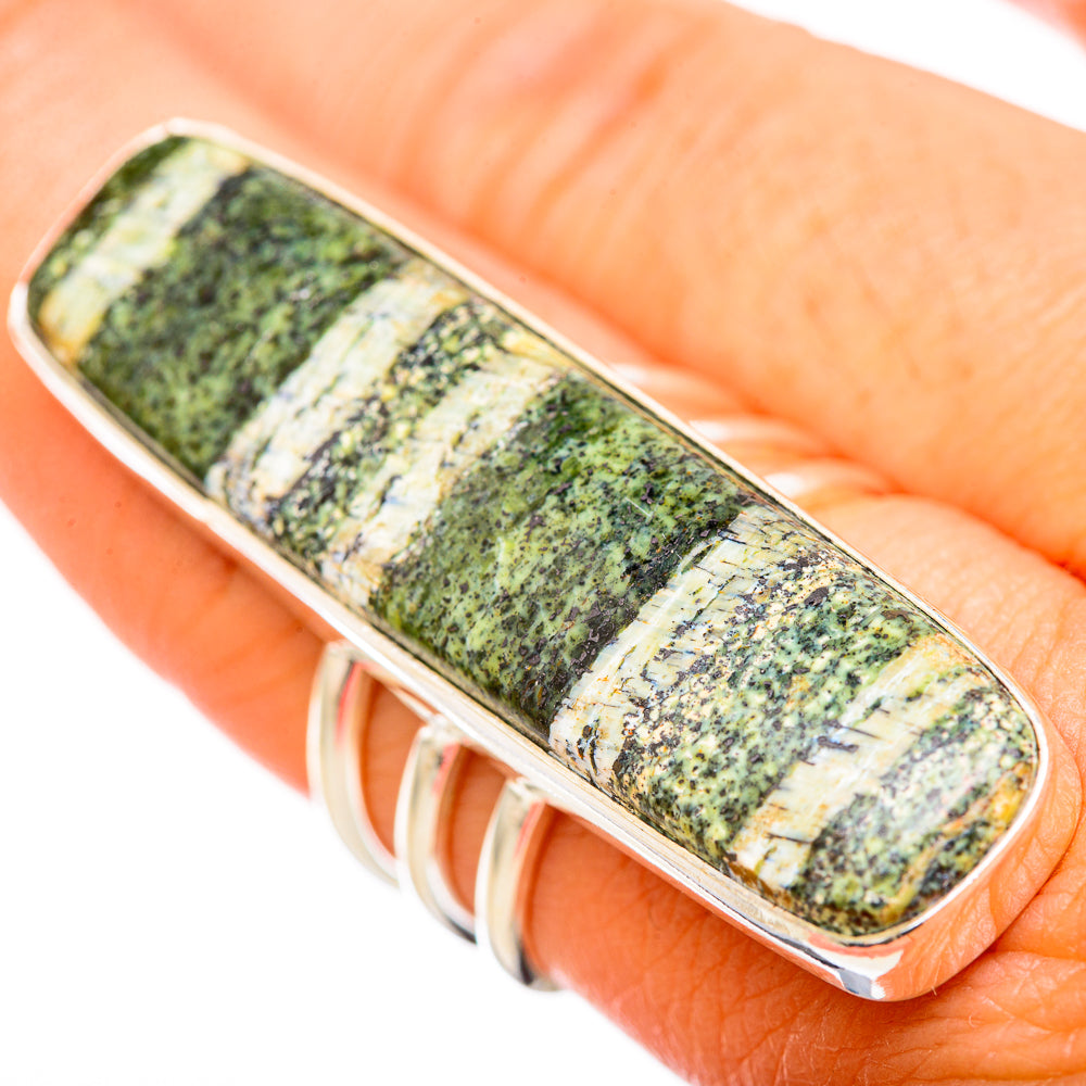 Green Swiss Opal Rings handcrafted by Ana Silver Co - RING115745