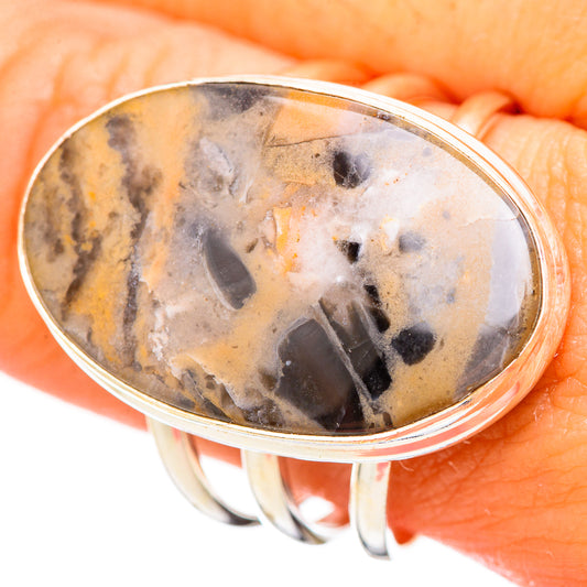 Bumble Bee Jasper Rings handcrafted by Ana Silver Co - RING115749