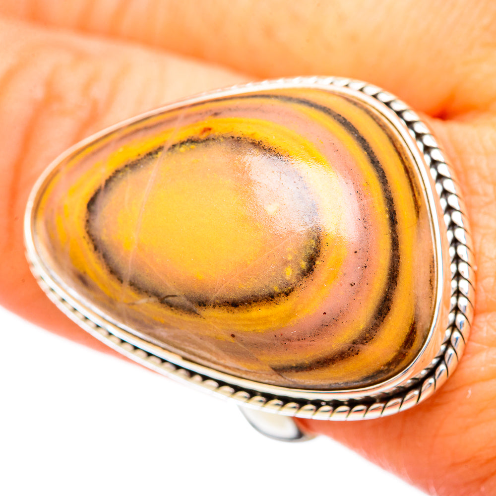Septarian Geode Rings handcrafted by Ana Silver Co - RING115750
