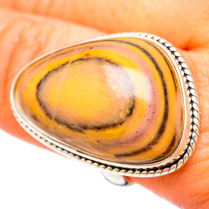 Septarian Geode Rings handcrafted by Ana Silver Co - RING115750